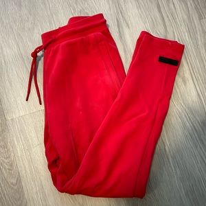 Alphalete red joggers - size medium